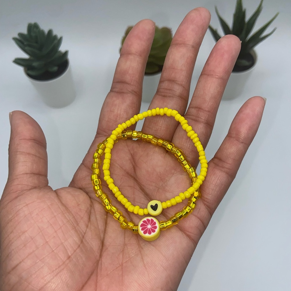 Handmade Trendy Y2K Inspired Glass Seed Bead Bracelet Set